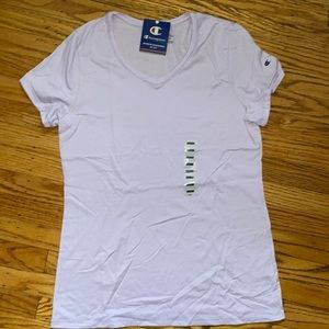 Champion primer pink vneck size medium nwt